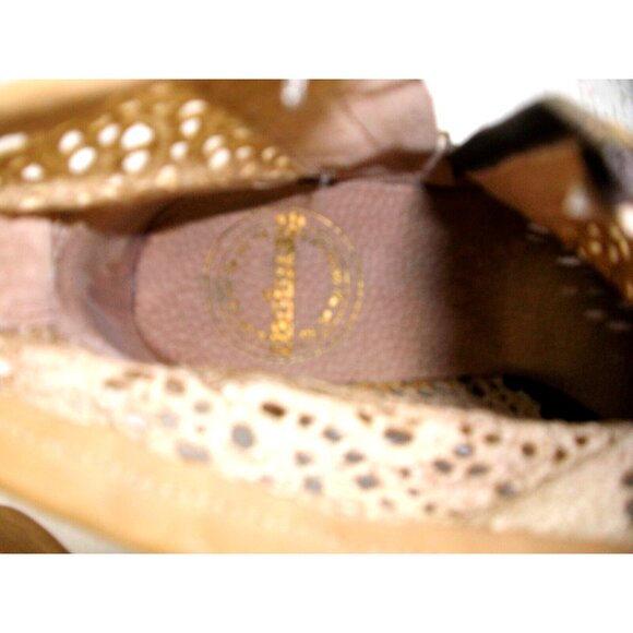 Cool Way Womens Leather Ankle Boot Tan Size 9 Zip Pre Owned - Picture 7 of 11